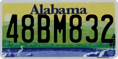 AL license plate 48BM832
