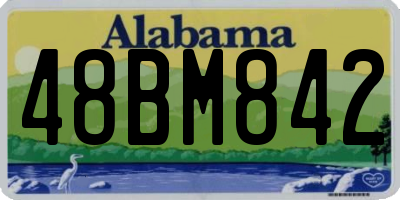AL license plate 48BM842