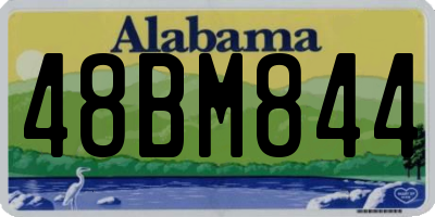 AL license plate 48BM844