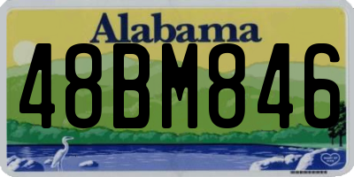 AL license plate 48BM846