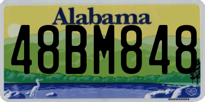 AL license plate 48BM848