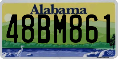 AL license plate 48BM861