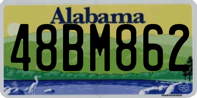 AL license plate 48BM862