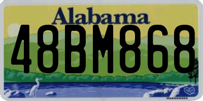 AL license plate 48BM868