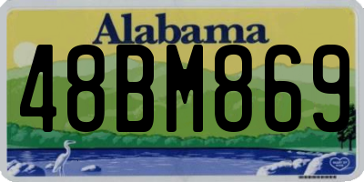 AL license plate 48BM869