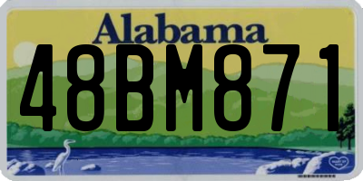 AL license plate 48BM871