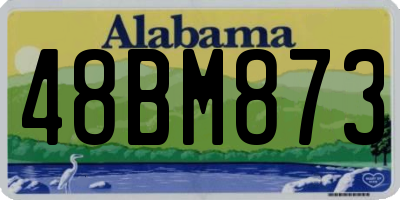 AL license plate 48BM873