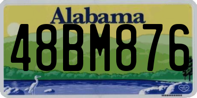 AL license plate 48BM876