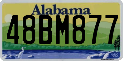AL license plate 48BM877