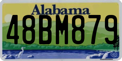 AL license plate 48BM879