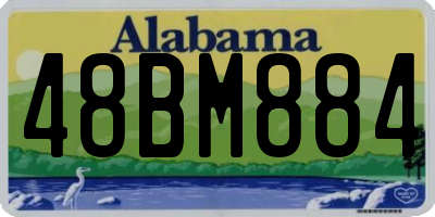 AL license plate 48BM884