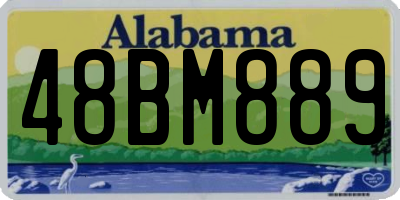 AL license plate 48BM889