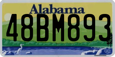 AL license plate 48BM893