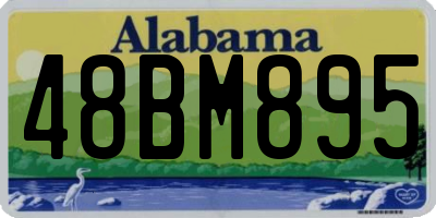 AL license plate 48BM895