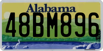 AL license plate 48BM896