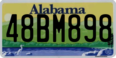 AL license plate 48BM898