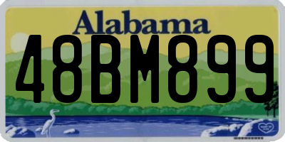 AL license plate 48BM899