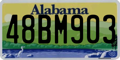 AL license plate 48BM903