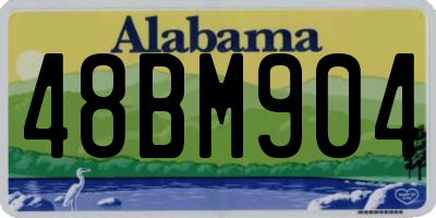 AL license plate 48BM904