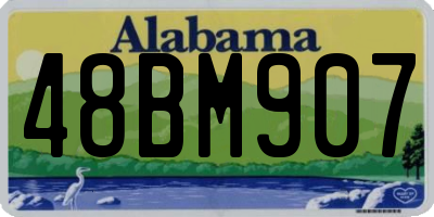 AL license plate 48BM907