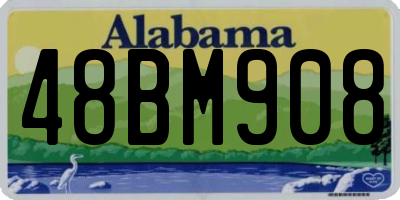AL license plate 48BM908