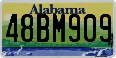 AL license plate 48BM909
