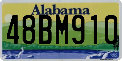 AL license plate 48BM910