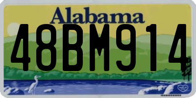 AL license plate 48BM914