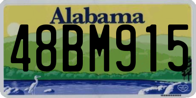 AL license plate 48BM915