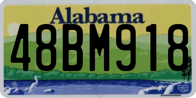 AL license plate 48BM918