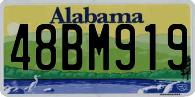 AL license plate 48BM919