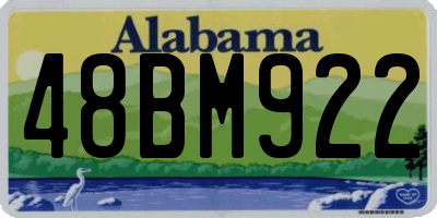 AL license plate 48BM922