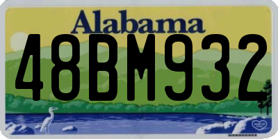 AL license plate 48BM932