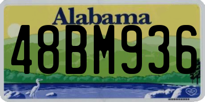 AL license plate 48BM936