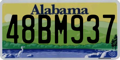 AL license plate 48BM937