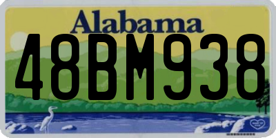 AL license plate 48BM938