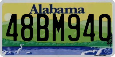 AL license plate 48BM940