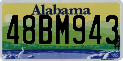 AL license plate 48BM943