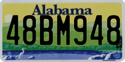 AL license plate 48BM948