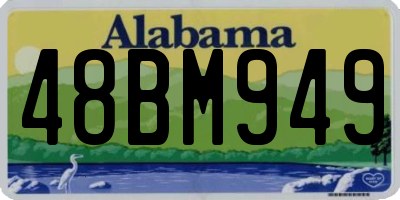 AL license plate 48BM949