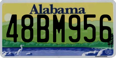 AL license plate 48BM956