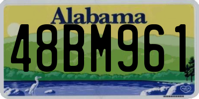 AL license plate 48BM961