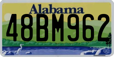 AL license plate 48BM962