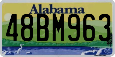 AL license plate 48BM963