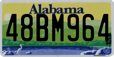 AL license plate 48BM964