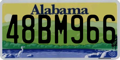 AL license plate 48BM966