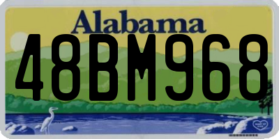 AL license plate 48BM968