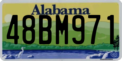 AL license plate 48BM971