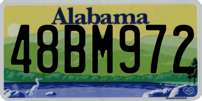 AL license plate 48BM972
