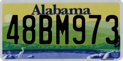 AL license plate 48BM973